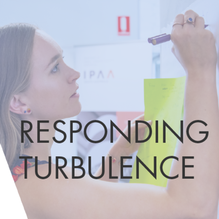 Learn how to respond to organisational change and turbulence